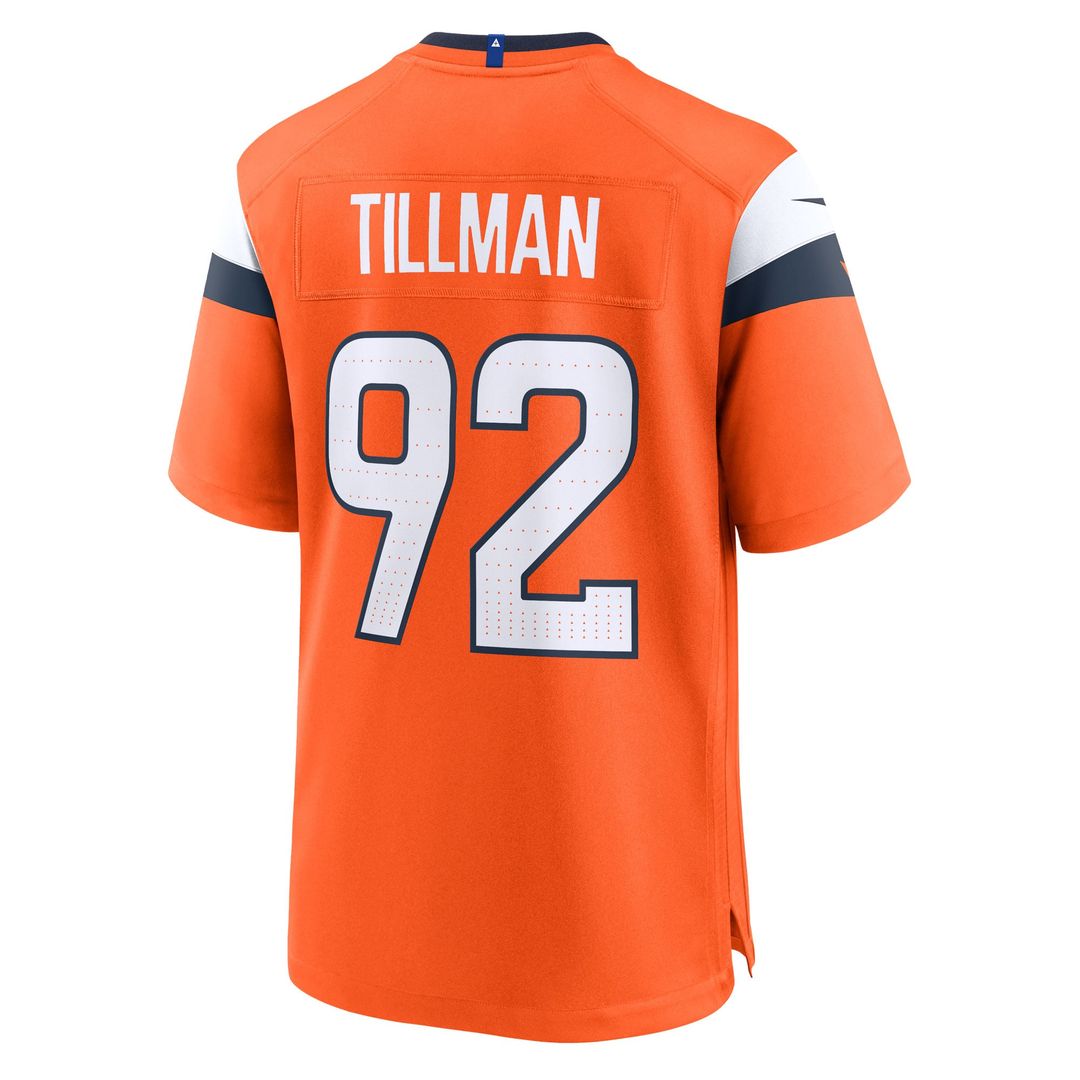 Men's Denver Broncos Dondrea Tillman Nike Orange Team Game product image 3