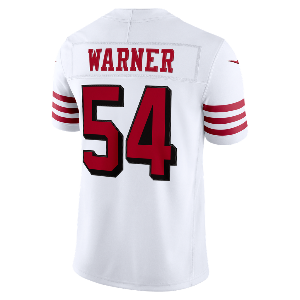 Men's San Francisco 49ers Fred Warner Nike White Alternate product image 3