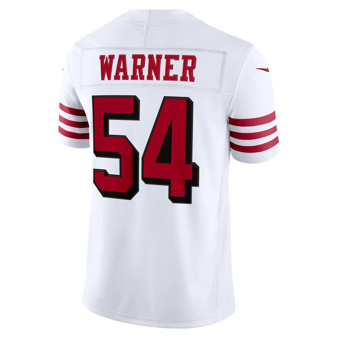 Men's San Francisco 49ers Fred Warner Nike White Alternate product image 3