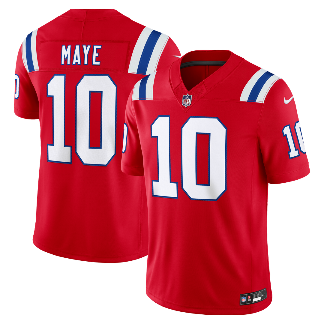 Men's New England Patriots Drake Maye Nike White Vapor product image 7