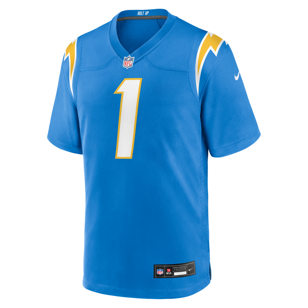Men's Los Angeles Chargers Quentin Johnston Nike Powder product image 2