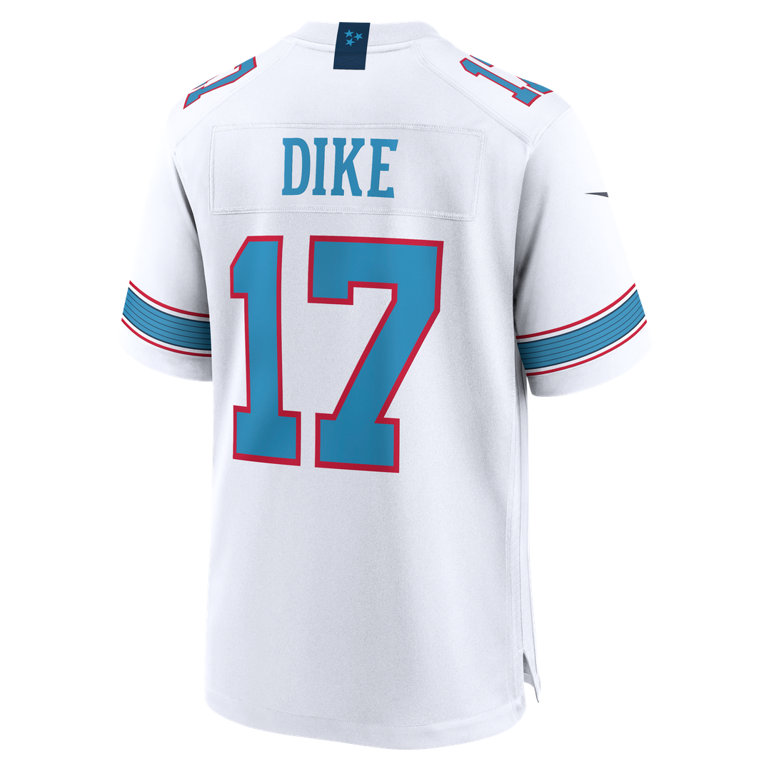 Men's Tennessee Titans Chimere Dike Nike White Game Jersey product image 3