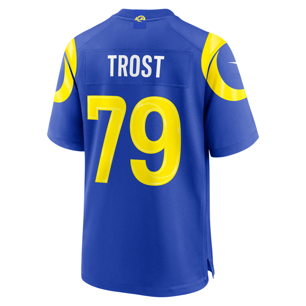 Men's Los Angeles Rams Keagen Trost Nike Royal Team Game product image 3
