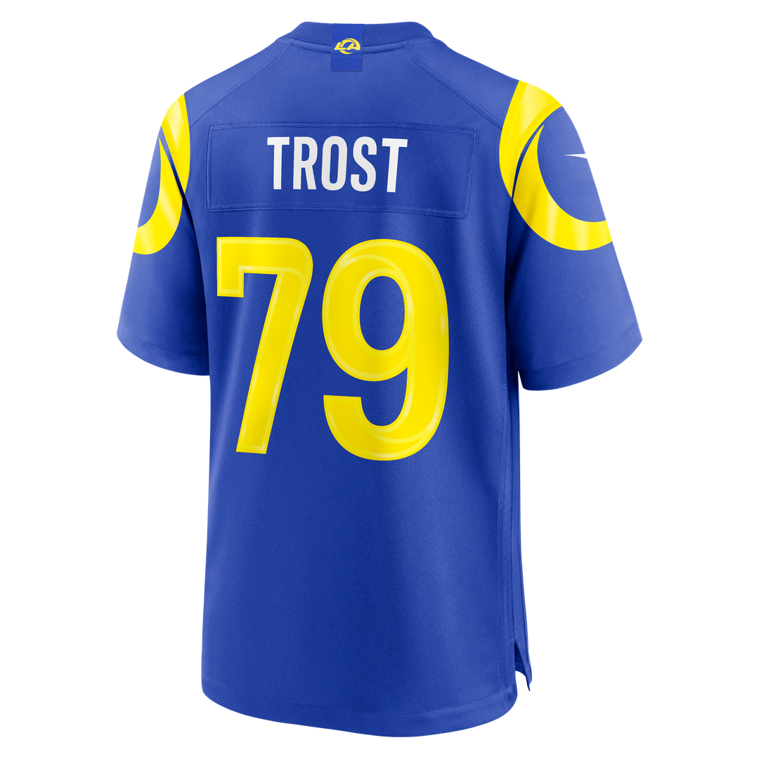 Men's Los Angeles Rams Keagen Trost Nike Royal Team Game product image 3