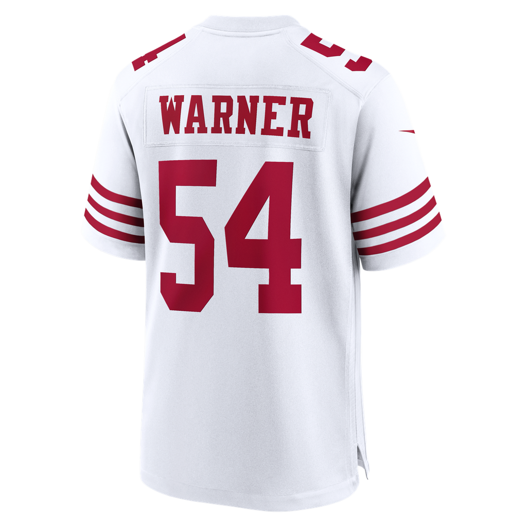 Men's San Francisco 49ers Fred Warner Nike White 80th product image 6