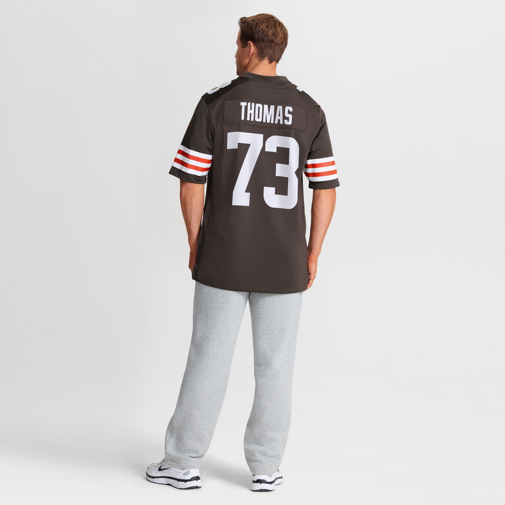 Men's Cleveland Browns Joe Thomas Nike Brown Retired Game product image 8