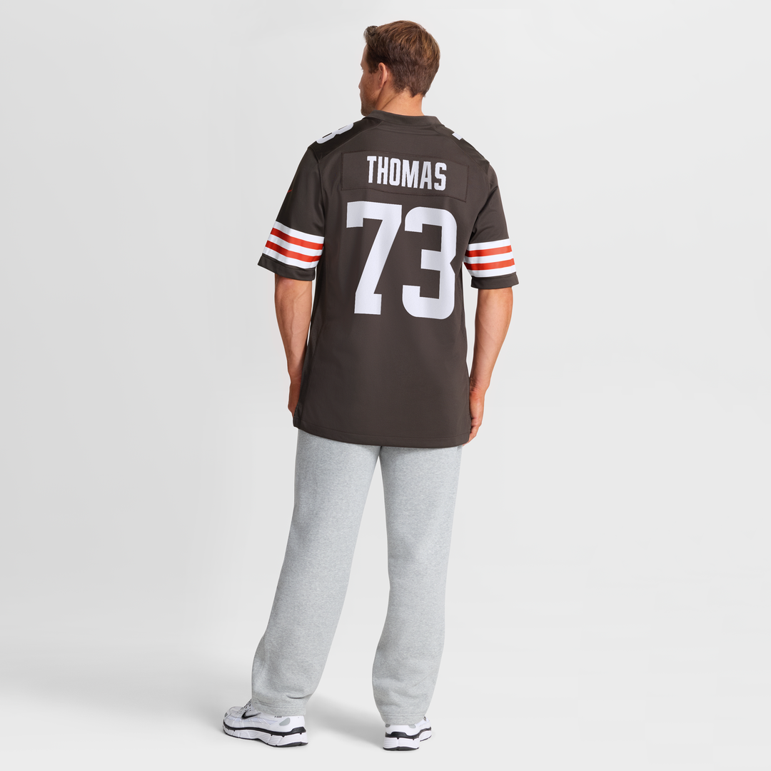 Men's Cleveland Browns Joe Thomas Nike Brown Retired Game product image 8