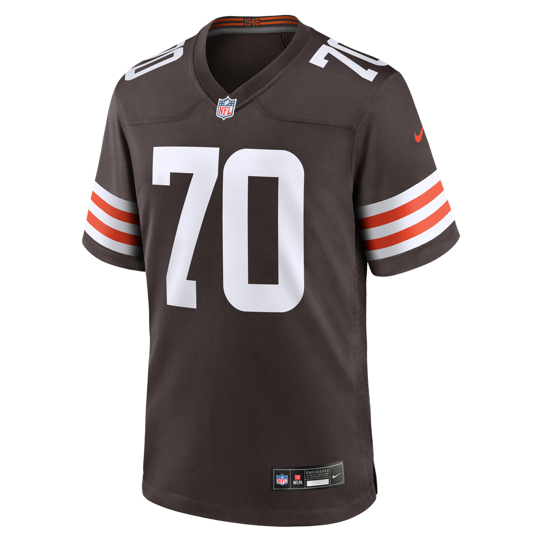 Men's Cleveland Browns Zak Zinter Nike Brown Team Game product image 2