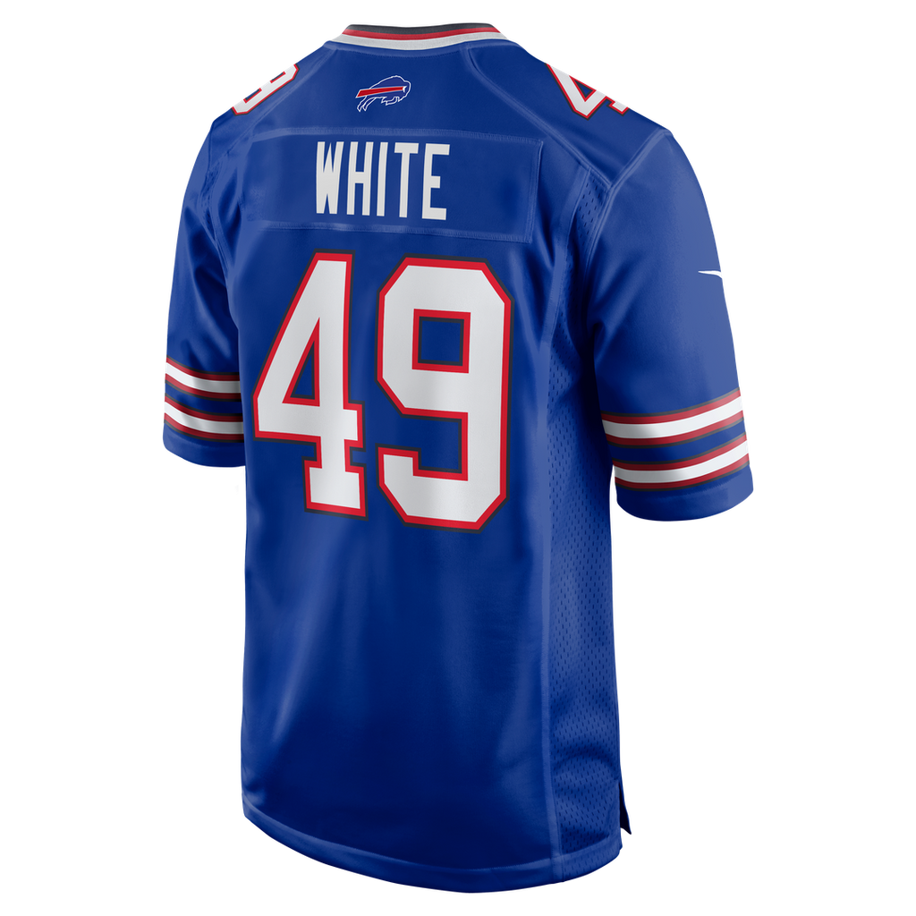 Men's Buffalo Bills DaShaun White Nike Royal Team Game product image 3