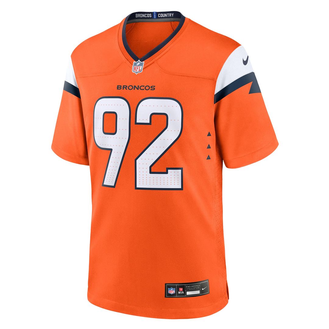 Men's Denver Broncos Dondrea Tillman Nike Orange Team Game product image 2
