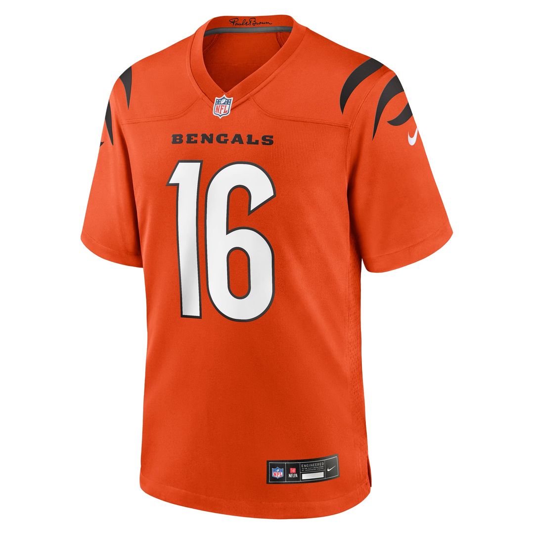 Men's Cincinnati Bengals Joe Flacco Nike Orange Alternate product image 8