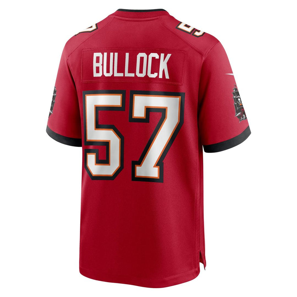 Men's Tampa Bay Buccaneers John Bullock Nike Red Team Game product image 3