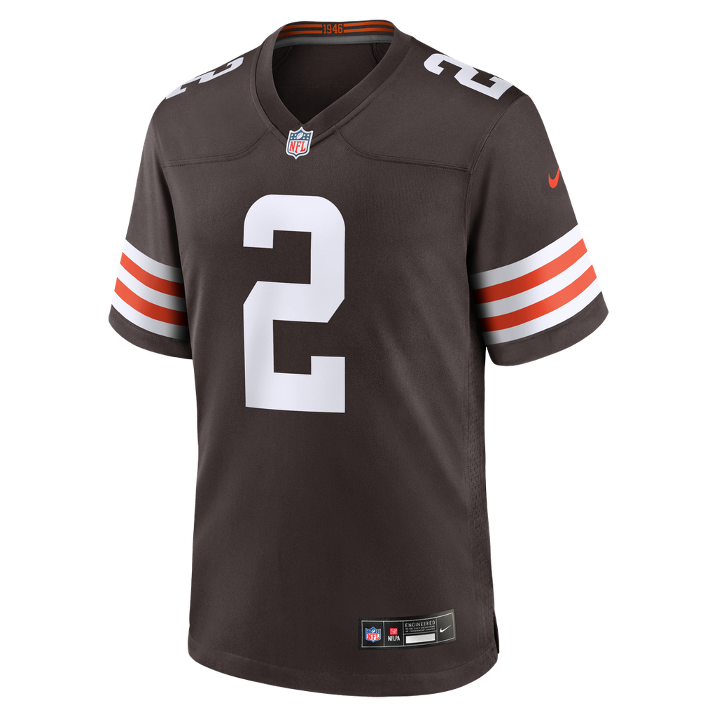 Men's Cleveland Browns DeAndre Carter Nike Brown Team Game product image 2