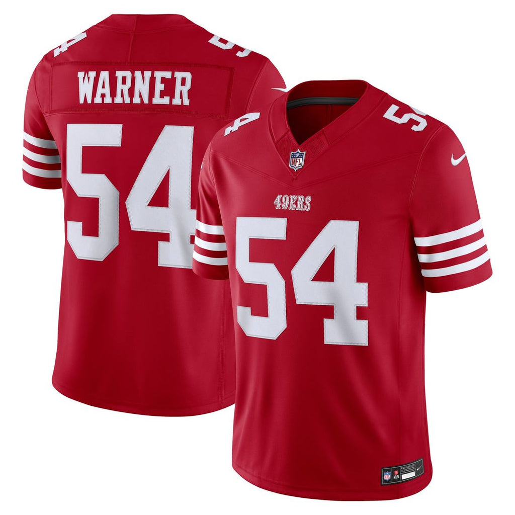 Men's San Francisco 49ers Fred Warner Nike White Alternate product image 7