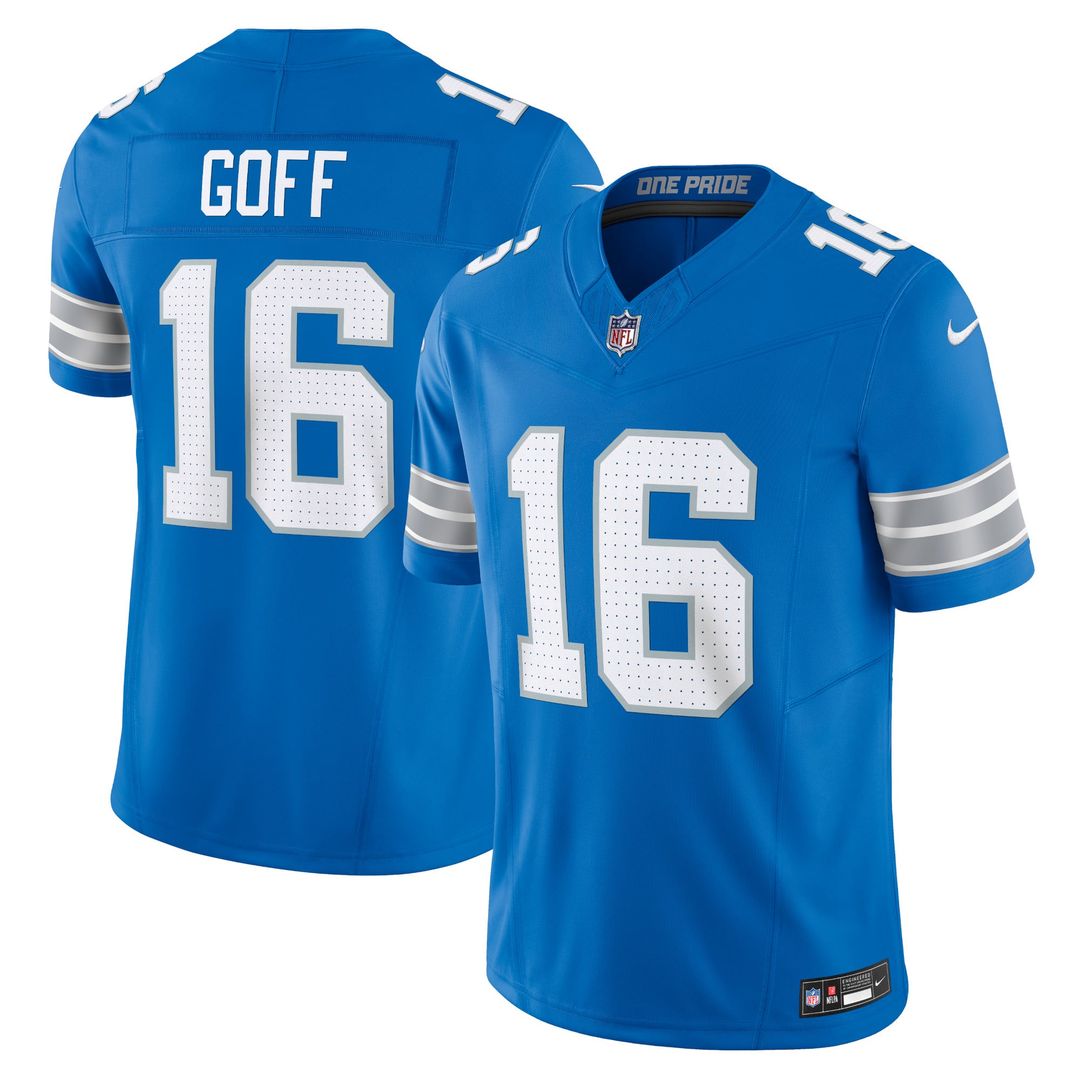 Men's Detroit Lions Jared Goff Nike Blue Vapor F.U.S.E. product image 1