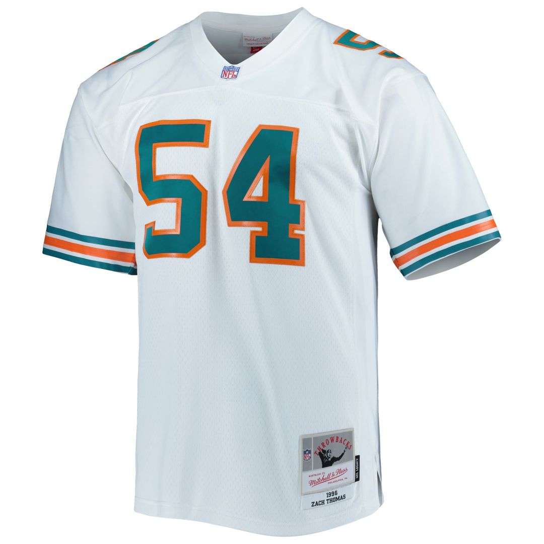 Men's Miami Dolphins Zach Thomas Mitchell & Ness Aqua product image 8