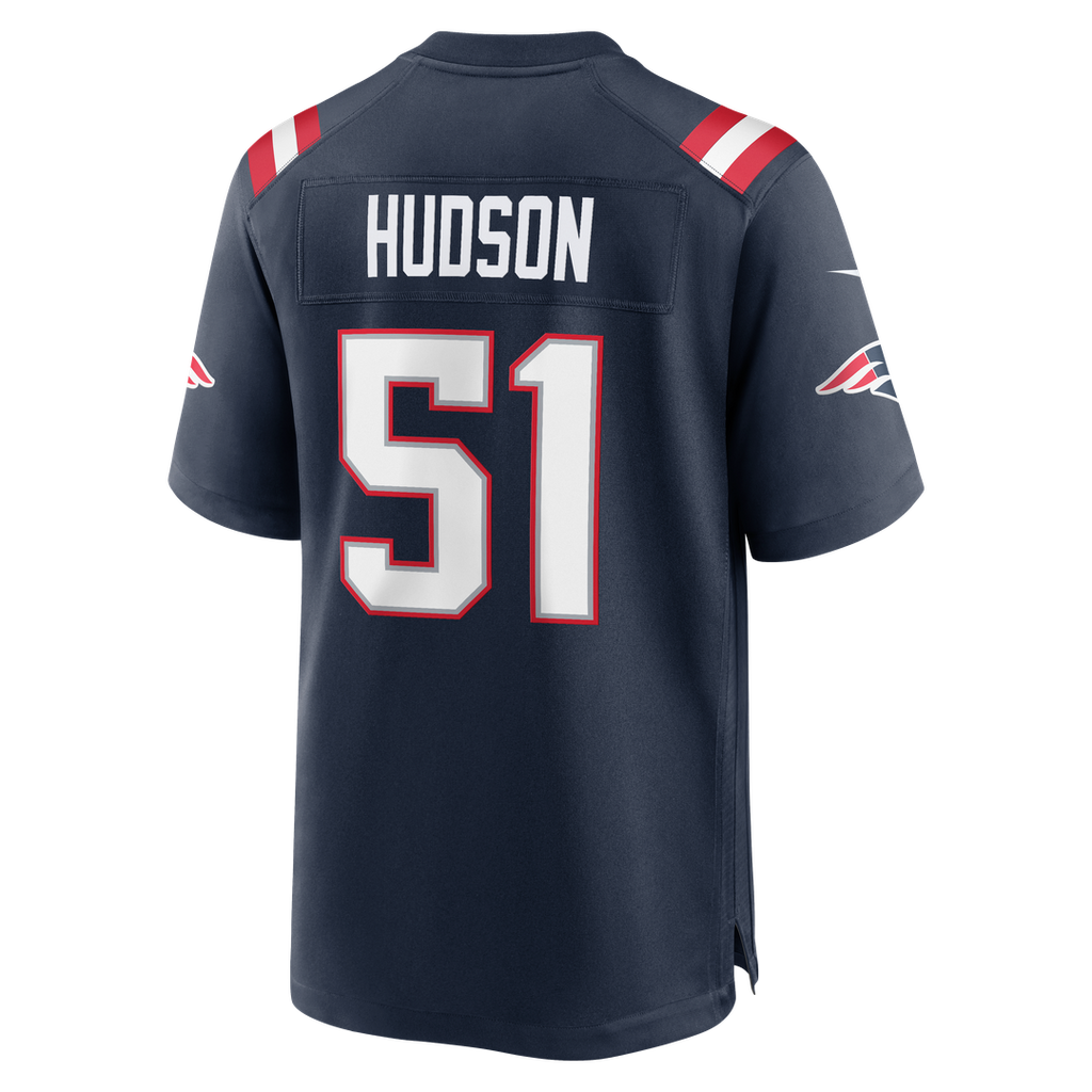 Men's New England Patriots James Hudson Nike Navy Team Game product image 5