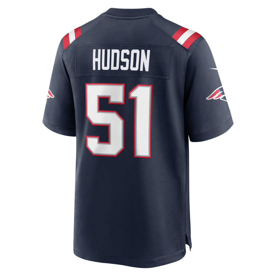 Men's New England Patriots James Hudson Nike Navy Team Game product image 5