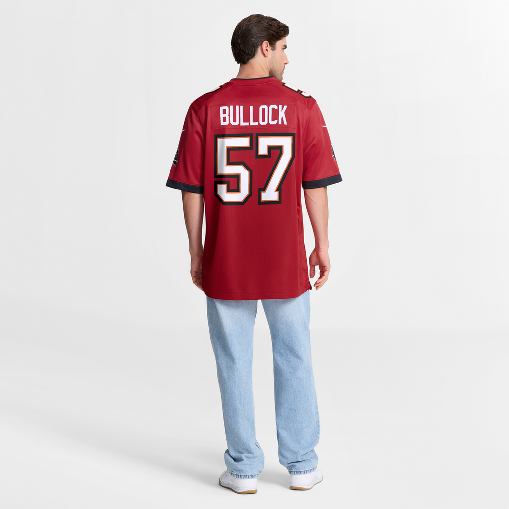 Men's Tampa Bay Buccaneers John Bullock Nike Red Team Game product image 8