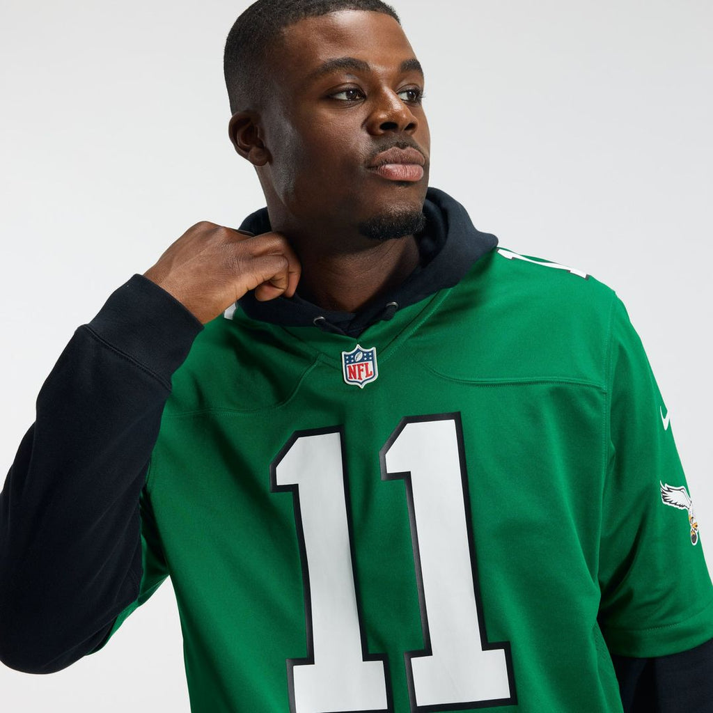 Men's Philadelphia Eagles A.J. Brown Nike Kelly Green product image 22
