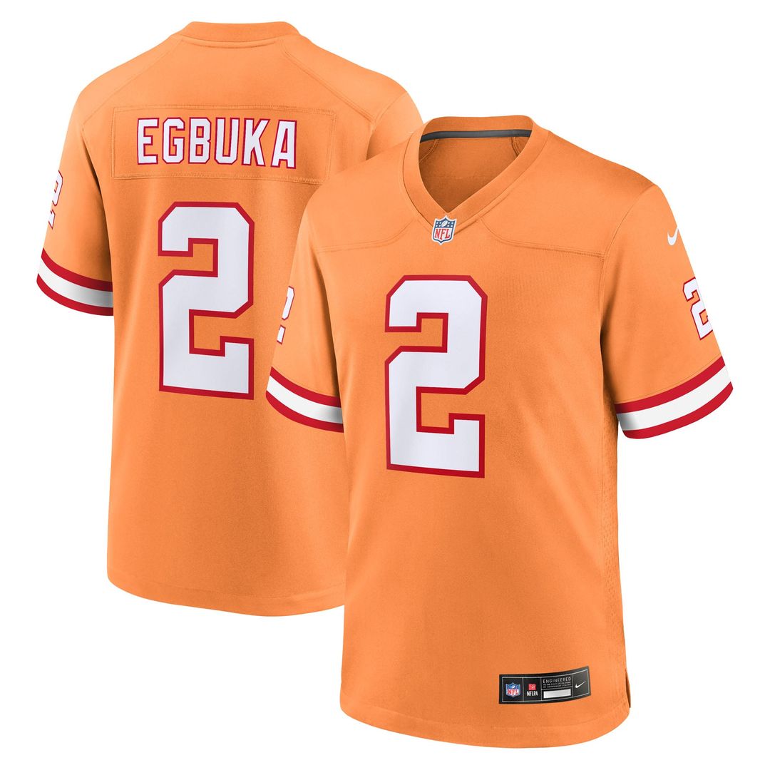 Men's Tampa Bay Buccaneers Emeka Egbuka Nike Creamsicle product image 1