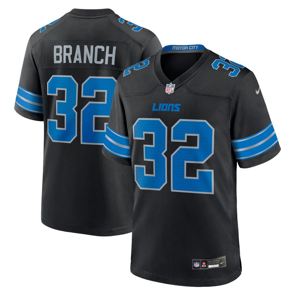 Men's Detroit Lions Brian Branch Nike Blue Game Jersey product image 16