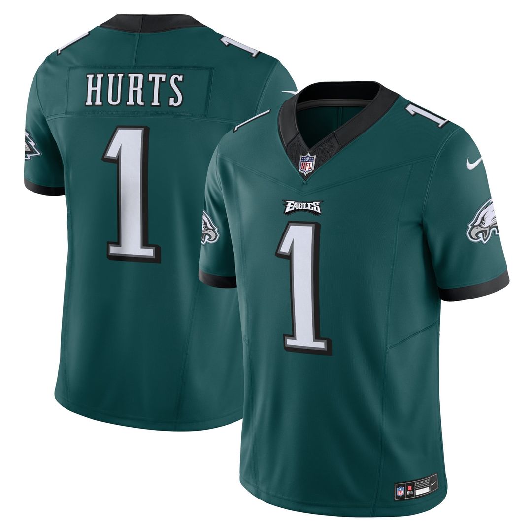 Men's Philadelphia Eagles Jalen Hurts Nike Green Vapor product image 1