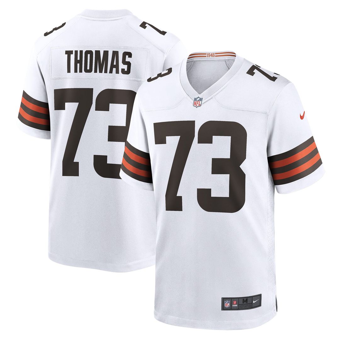 Men's Cleveland Browns Joe Thomas Nike Brown Retired Game product image 17