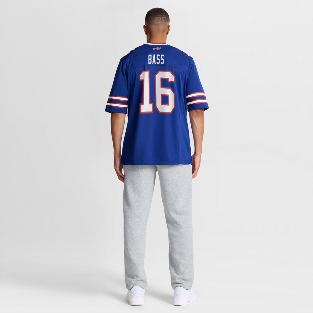 Men's Buffalo Bills Tyler Bass Nike Royal Team Game Jersey product image 5