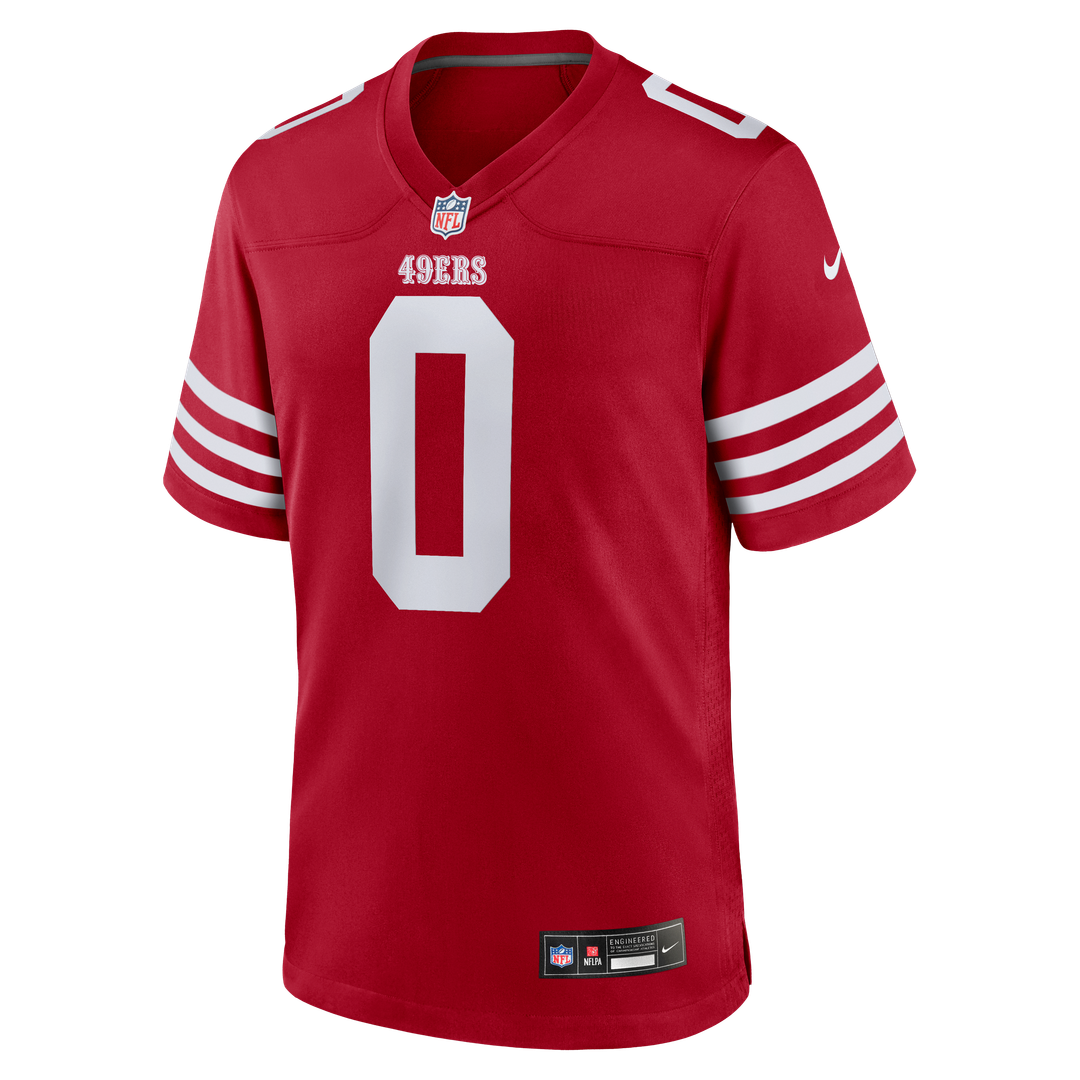 Men's San Francisco 49ers Renardo Green Nike Scarlet Game product image 2