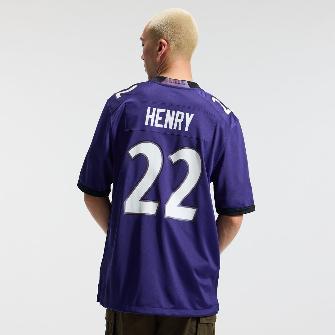 Men's Baltimore Ravens Derrick Henry Nike Purple Team Game product image 3
