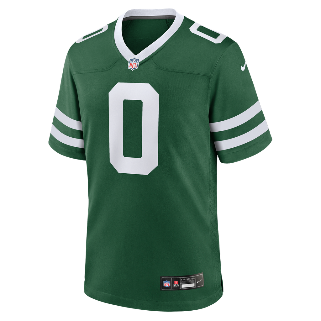 Men's New York Jets Braelon Allen Nike Legacy Green Game product image 2