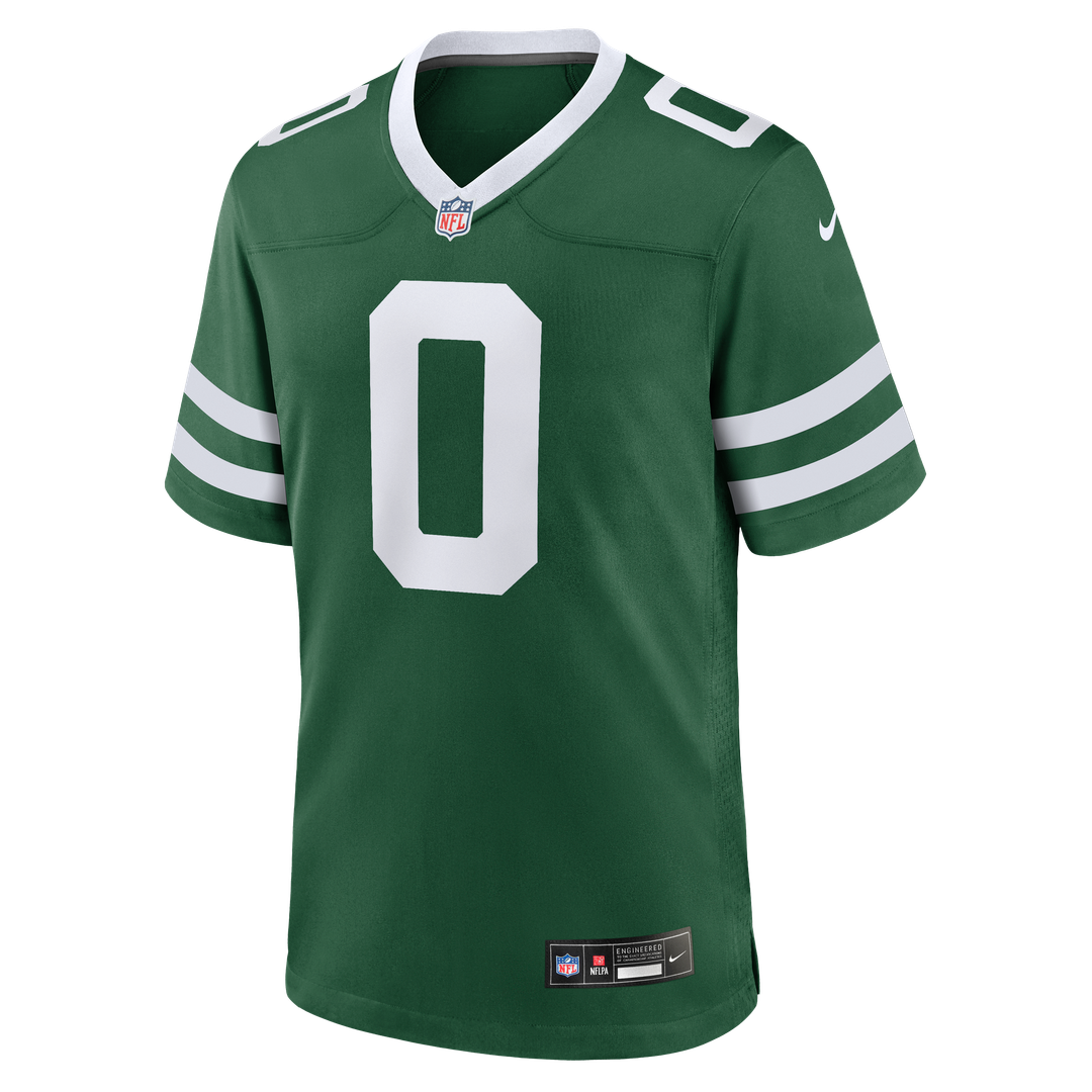 Men's New York Jets Braelon Allen Nike Legacy Green Game product image 2