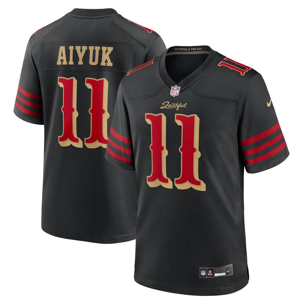 Men's San Francisco 49ers Brandon Aiyuk Nike Black product image 1