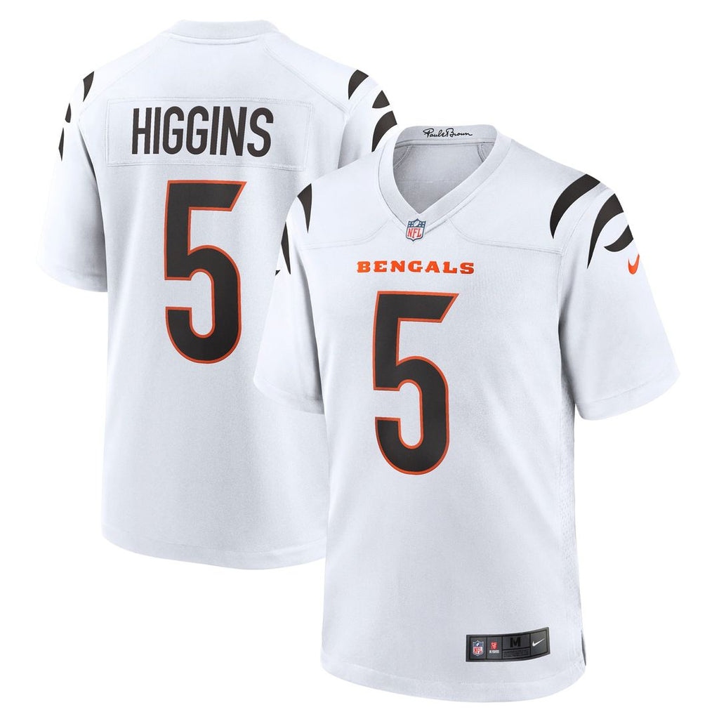 Men's Cincinnati Bengals Tee Higgins Nike White Game Jersey product image 4