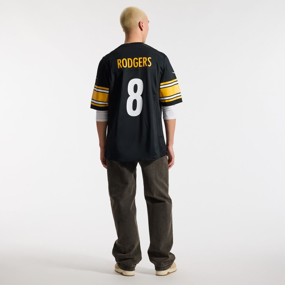 Men's Pittsburgh Steelers Aaron Rodgers Nike Gold Alternate product image 11