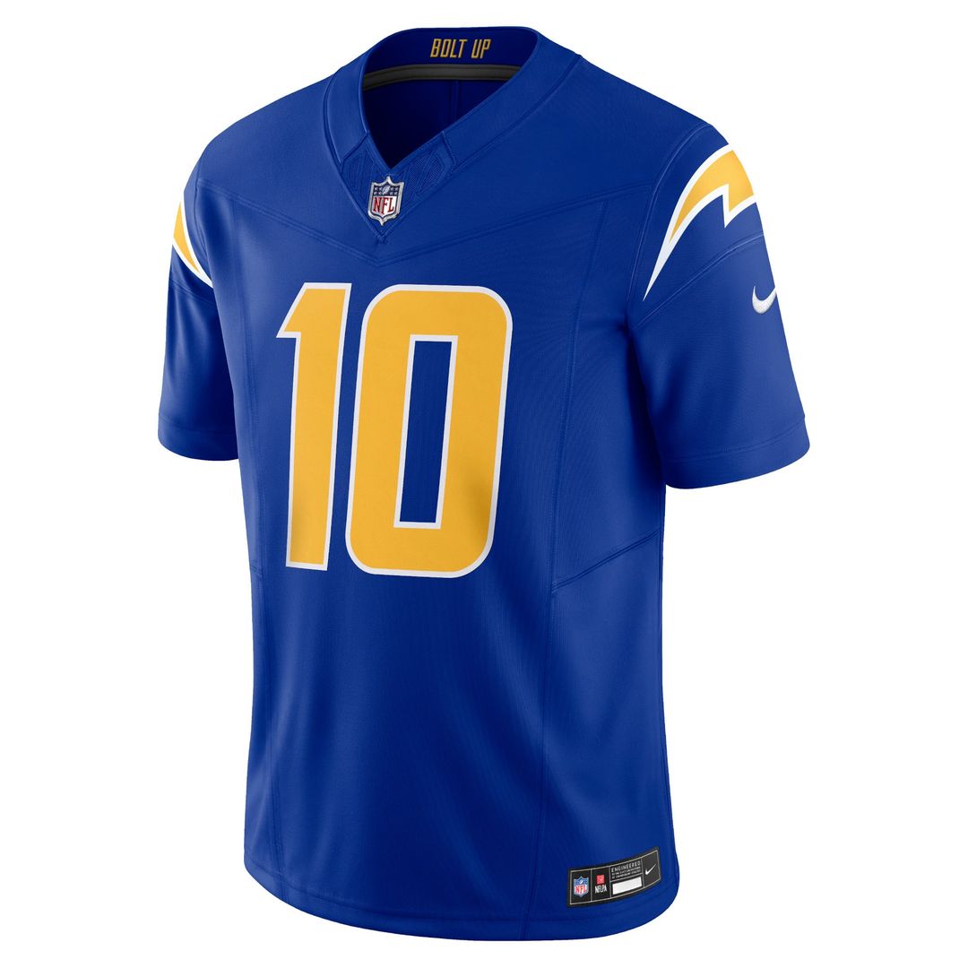 Men's Los Angeles Chargers Justin Herbert Nike Royal Vapor product image 2