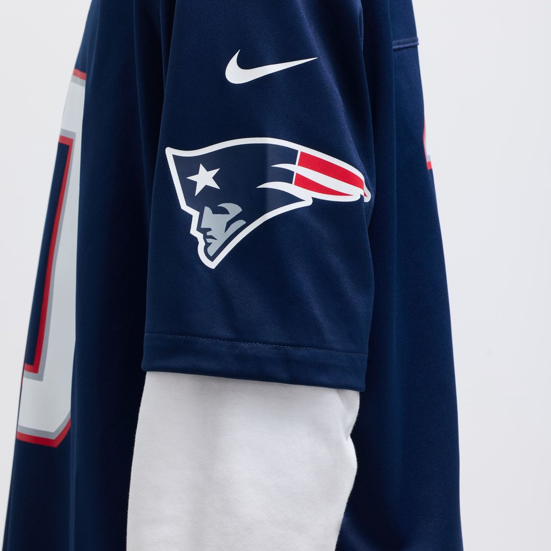 Men's New England Patriots Drake Maye Nike Navy Player Game product image 24