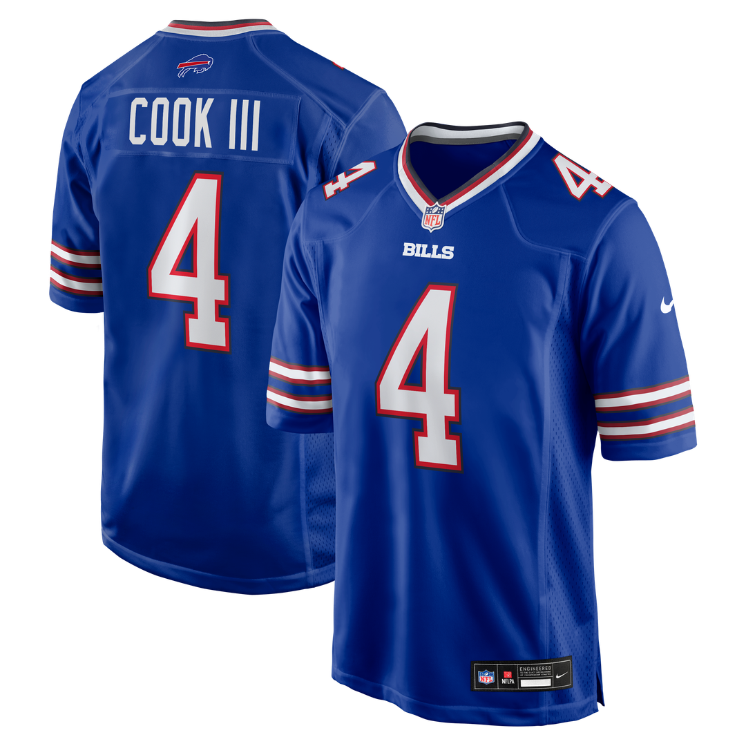 Men's Buffalo Bills James Cook III Nike Royal Team Game product image 1