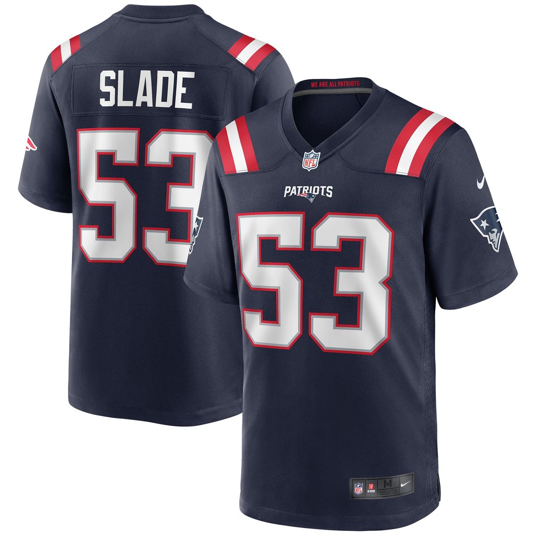 Men's New England Patriots Chris Slade Nike Navy Game product image 1