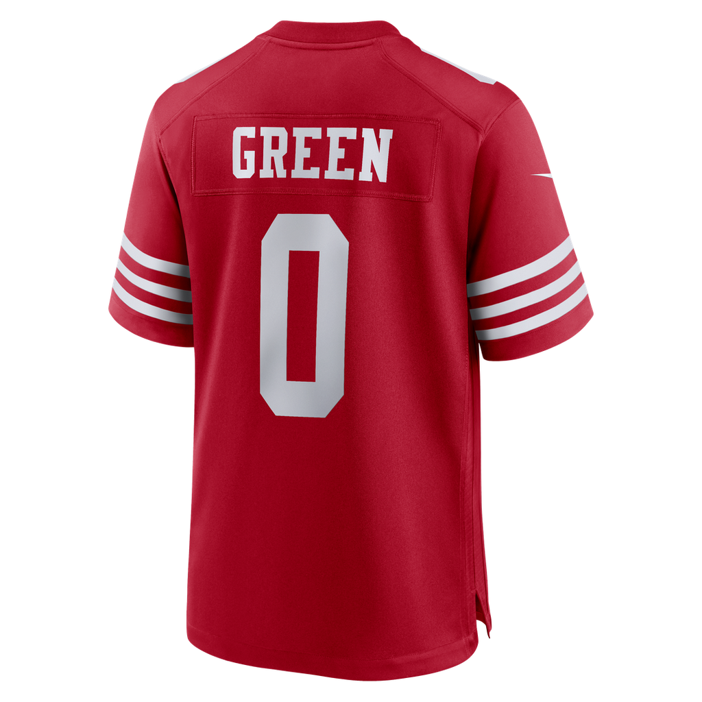 Men's San Francisco 49ers Renardo Green Nike Scarlet Game product image 3