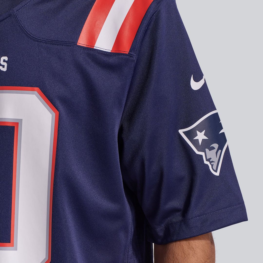 Men's New England Patriots Drake Maye Nike Navy Player Game product image 13