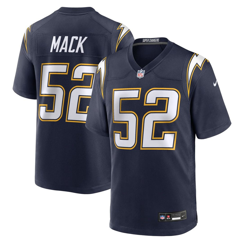 Men's Los Angeles Chargers Khalil Mack Nike Gold Alternate product image 7