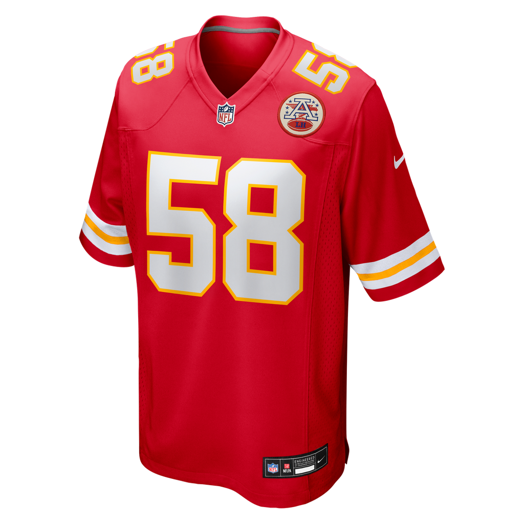 Men's Kansas City Chiefs Derrick Thomas Nike White Retired product image 7