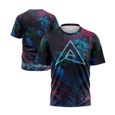 Anarchy Bat Company Short Sleeve Shirt - Midnight Palms product image 1, provided for visual reference and product detail