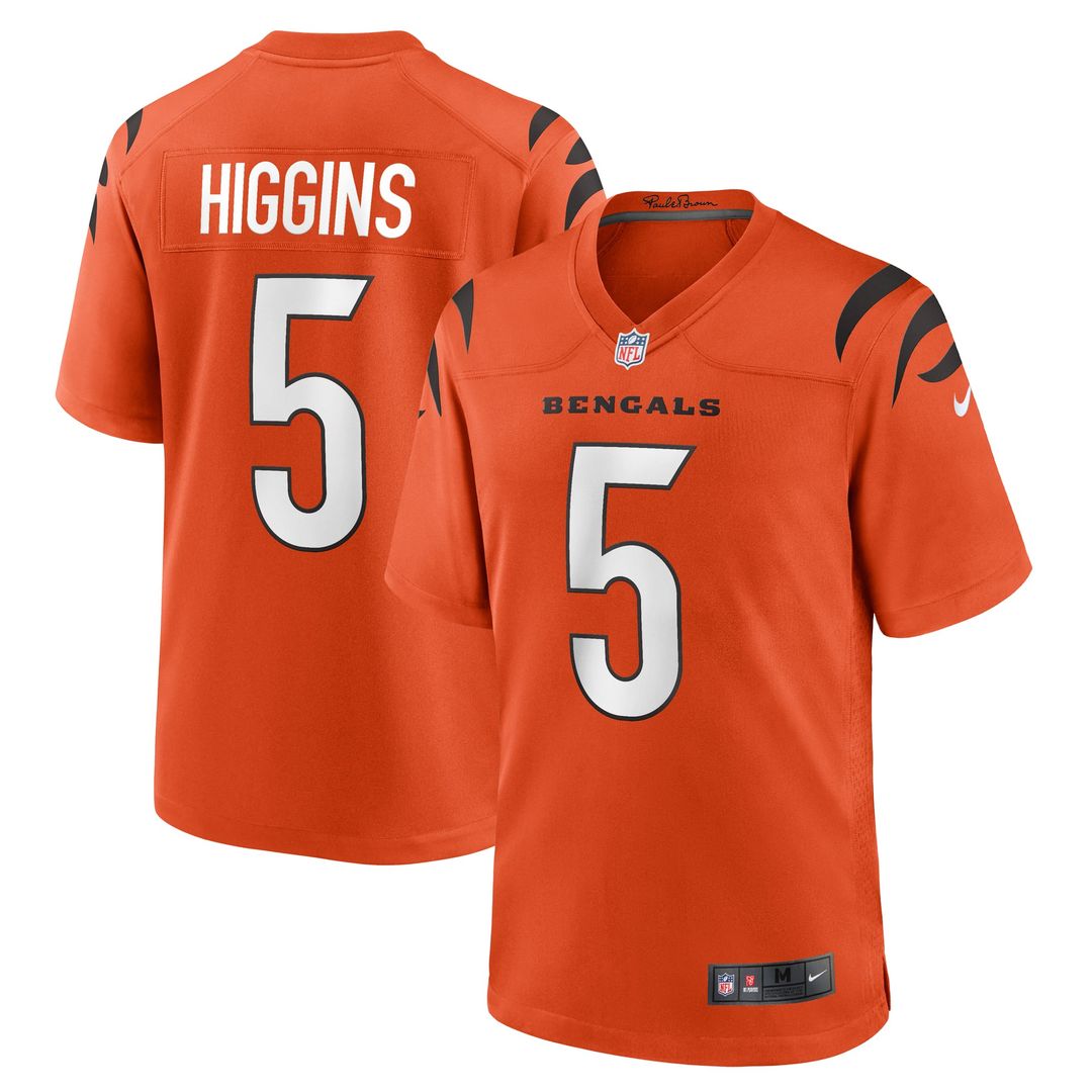 Men's Cincinnati Bengals Tee Higgins Nike White Game Jersey product image 15