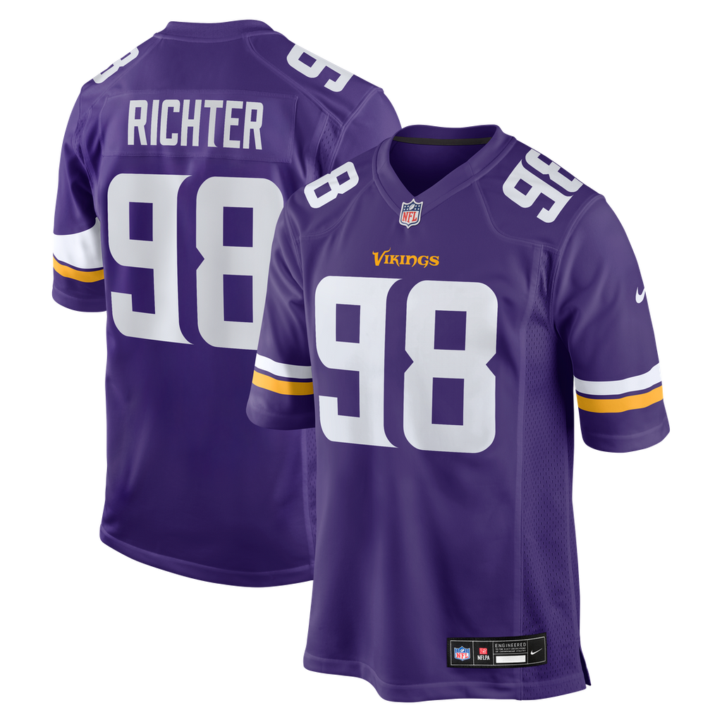 Men's Minnesota Vikings Bo Richter Nike Purple Team Game product image 1