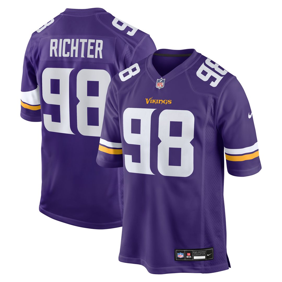 Men's Minnesota Vikings Bo Richter Nike Purple Team Game product image 1