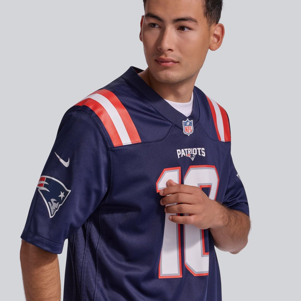 Men's New England Patriots Drake Maye Nike Navy Player Game product image 23