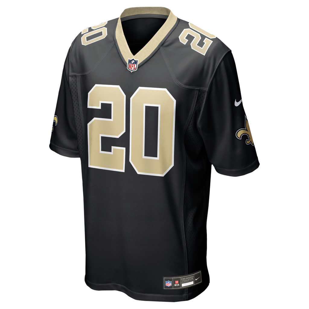 Men's New Orleans Saints Pete Werner Nike Black Game Jersey product image 2